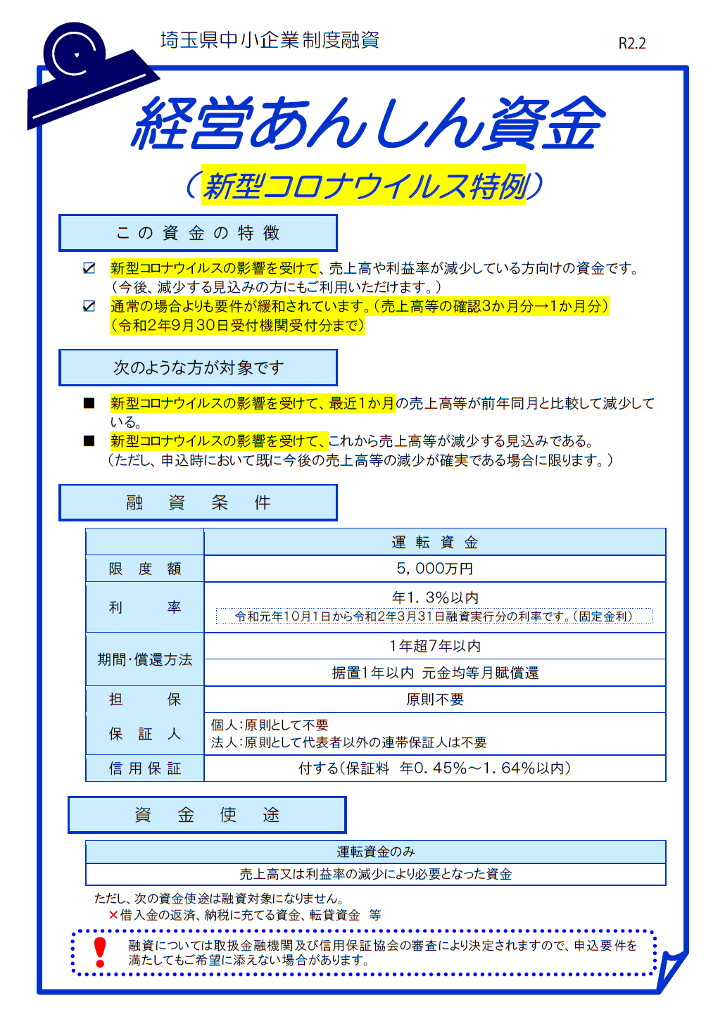 中小 金 県 業者 支援 埼玉 企